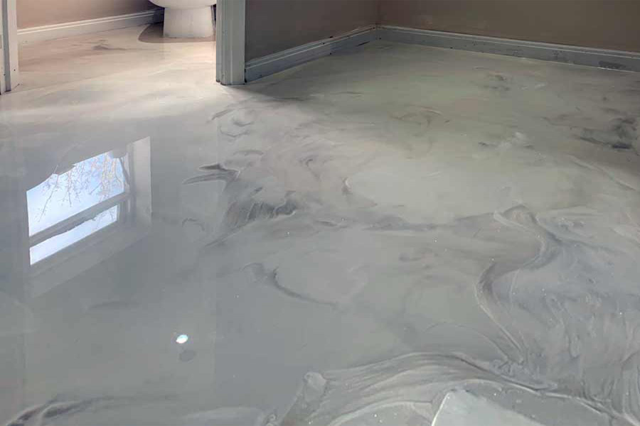 We are proud, 5 Star, accredited installers of high quality, stunningly beautiful and long lasting Metallic Epoxy Flooring.